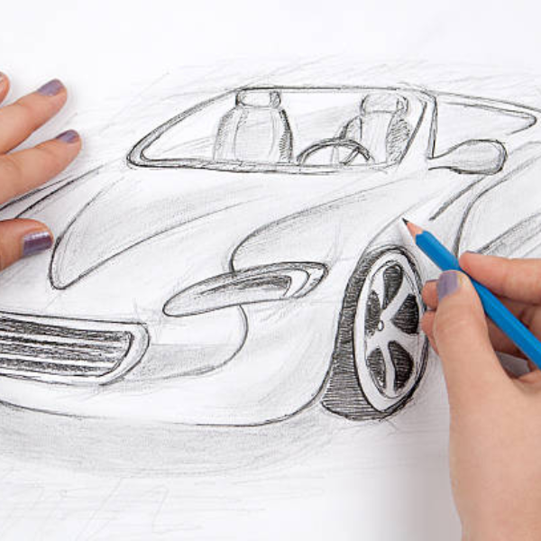 The Art of Automotive Design: Drawing a Car…