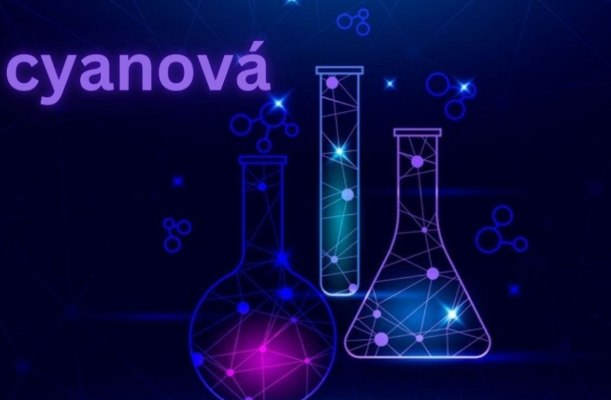 cyanová